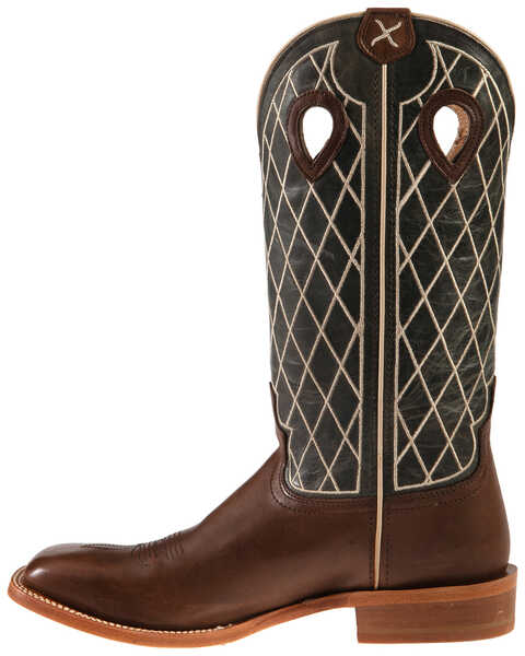 Image #3 - Twisted X Men's Rough Stock Western Boots - Broad Square Toe, Lt Brown, hi-res
