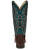 Image #5 - Justin Women's Exotic Full Quill Ostrich Western Boots - Broad Square Toe, Brown, hi-res