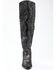 Dan Post Women's Black Snake Print Western Boots - Snip Toe, Silver, hi-res