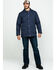 Image #6 - Wrangler Men's Ripstop Quilted Barn Coat, Navy, hi-res