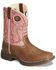 Image #1 - Durango Girls' Western Boots - Square Toe, Tan, hi-res