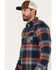 Image #2 - Dakota Grizzly Men's Brock Button Down Long Sleeve Flannel Shirt, Blue/red, hi-res