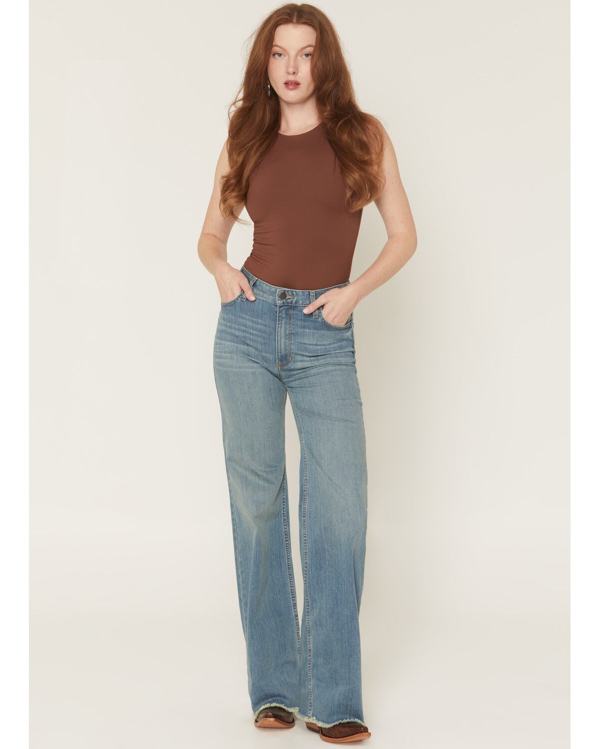 Image #1 - Kimes Ranch Women's Olivia Medium Wash High Rise Wide Leg Jeans, Medium Wash, hi-res