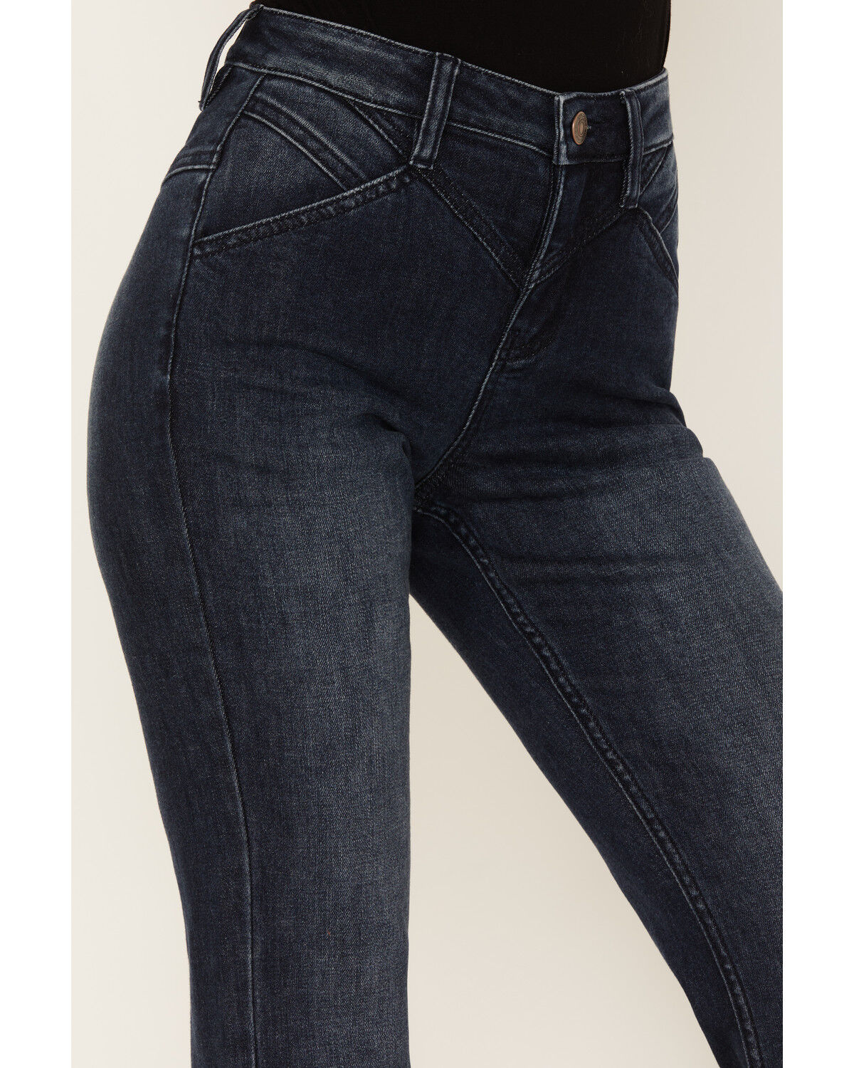 Image #2 - Shyanne Women's Dark Wash High Rise Eden Stretch Flare Jeans, , hi-res