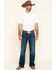Image #6 - Gibson Men's Solid Short Sleeve Snap Western Shirt - Big, White, hi-res