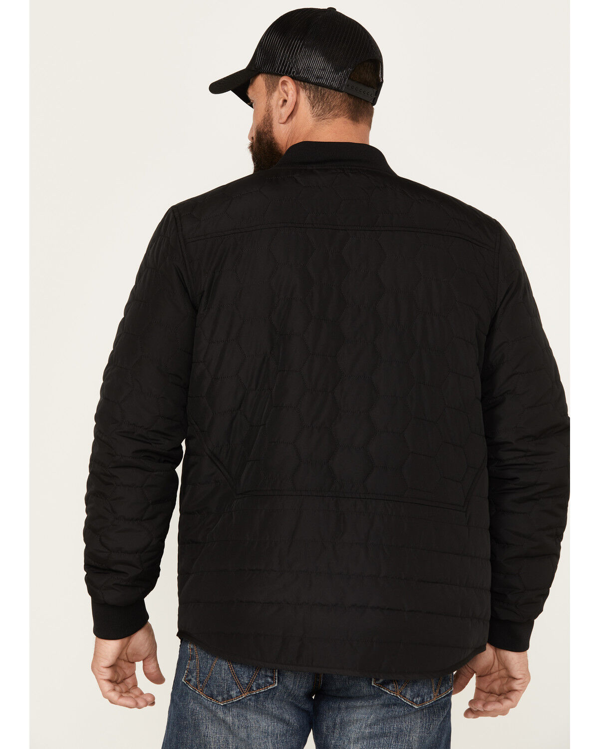 Image #4 - Brothers and Sons Men's Stevens Lightweight Varsity Insulated Jacket, Black, hi-res