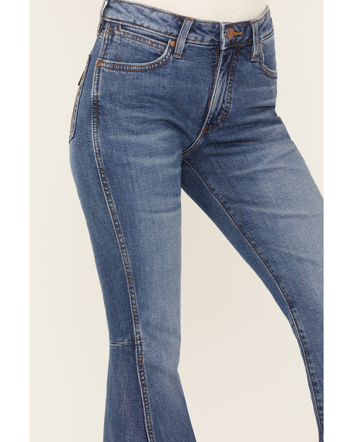 Image #2 - Wrangler Retro Women's Medium Wash High Rise Flare Jeans, , hi-res
