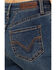 Image #2 - Rock & Roll Denim Women's Medium Wash High Rise Yoke Detail Bootcut Denim Jeans, Medium Wash, hi-res