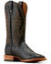 Image #1 - Ariat Men's Showboat Exotic Ostrich Western Boots - Square Toe, Black, hi-res