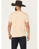 Image #4 - Panhandle Men's Cowboy Short Sleeve Graphic T-Shirt, Tan, hi-res