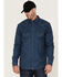 Image #1 - Cody James Men's FR Houndstooth Check Long Sleeve Snap Work Shirt , Medium Blue, hi-res