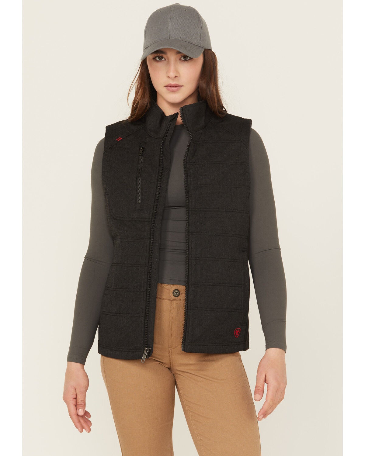 Ariat Women's FR Cloud 9 2.0 Insulated Vest, Black, hi-res