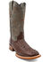 Image #1 - Ferrini Men's Caiman Croc Print Western Boots - Broad Square Toe, Rust, hi-res