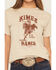 Image #3 - Kimes Ranch Women's Bronco Logo Short Sleeve Graphic Tee, Sand, hi-res