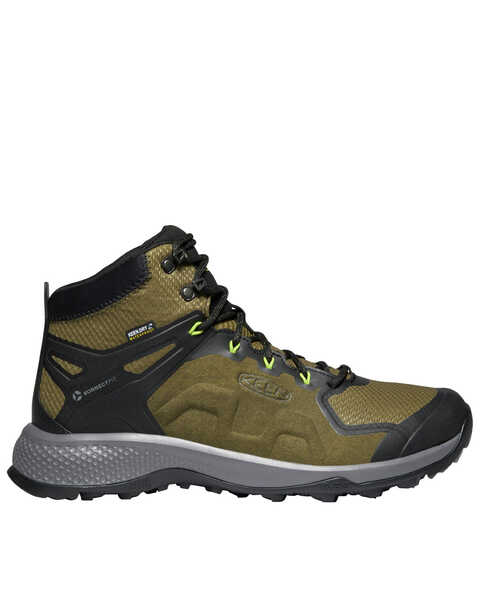 Image #2 - Keen Men's Explore Waterproof Hiking Boots - Soft Toe, Forest Green, hi-res