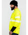 Ariat Men's FR Crew Hi-Vis Long Sleeve Work Shirt , Yellow, hi-res