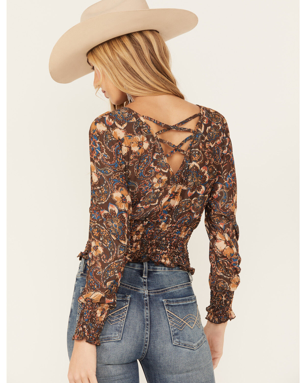 Image #4 - Idyllwind Women's Lula Printed Floral Blouse, , hi-res
