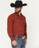 Image #2 - Ely Walker Men's Solid Long Sleeve Snap Stretch Western Shirt - Big, , hi-res