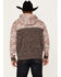 Image #4 - Hooey Men's Jimmy Southwestern Print Hooded Sweatshirt, Brown, hi-res