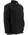Image #1 - Huk Performance Fishing Men's Next Level Long Sleeve Button Down Woven Shirt, Black, hi-res