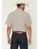 Image #4 - Gibson Trading Co Men's Sedona Tile Geo Print Short Sleeve Snap Western Shirt, Brown, hi-res