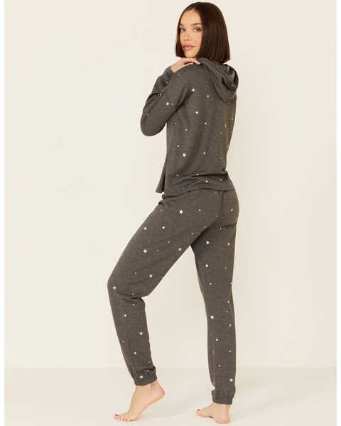 Image #3 - PJ Salvage Women's Shining Star Sweatpants, Charcoal, hi-res