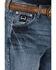Image #2 - Cinch Men's Black Label 2.0 Medium Wash Loose Fit Tapered Denim Jeans, Indigo, hi-res