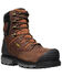 Image #1 - Keen Men's 8" Camden Insulated Waterproof Work Boots - Carbon Fiber Toe , Brown, hi-res