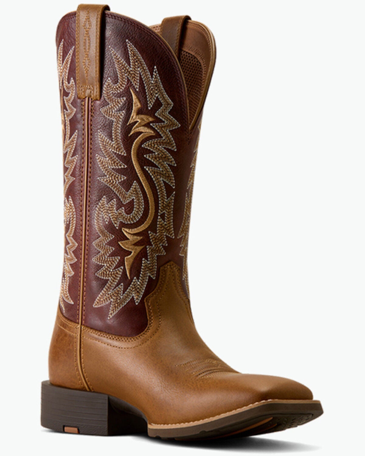 Image #1 - Ariat Men's Sport Colter Performance Western Boots - Broad Square Toe, Brown, hi-res