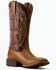 Image #1 - Ariat Men's Sport Colter Performance Western Boots - Broad Square Toe, Brown, hi-res