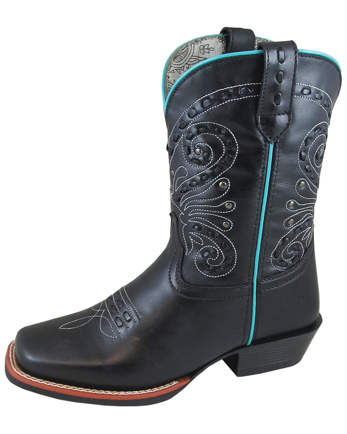 Image #1 - Smoky Mountain Women's Shelby Western Boots - Square Toe, Black, hi-res