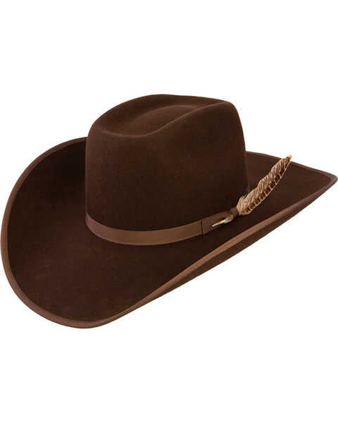 Resistol Kids' Holt Jr. Felt Cowboy Hat, No Color, hi-res
