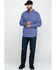 Ariat Men's FR Cobalt Print Liberty Long Sleeve Work Shirt, Blue, hi-res