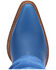 Image #6 - Dingo Women's Cuffed Wild Fire Suede Tall Western Boots - Round Toe, Blue, hi-res