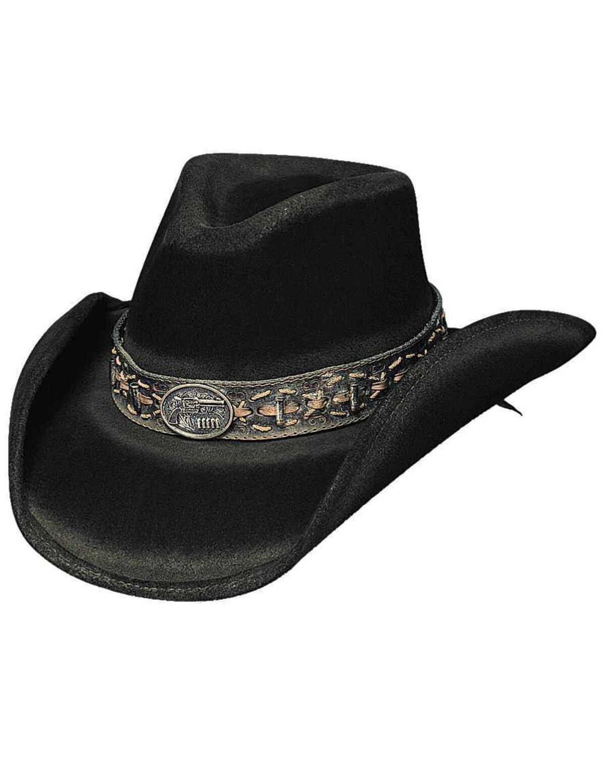 Image #1 - Bullhide Billy The Kid Premium Wool Cowboy Hat, Black, hi-res