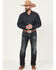 Image #1 - Ariat Men's Boot Barn Exclusive Bart Keith Dark Wash Relaxed Straight Denim Jeans - Big, Dark Wash, hi-res