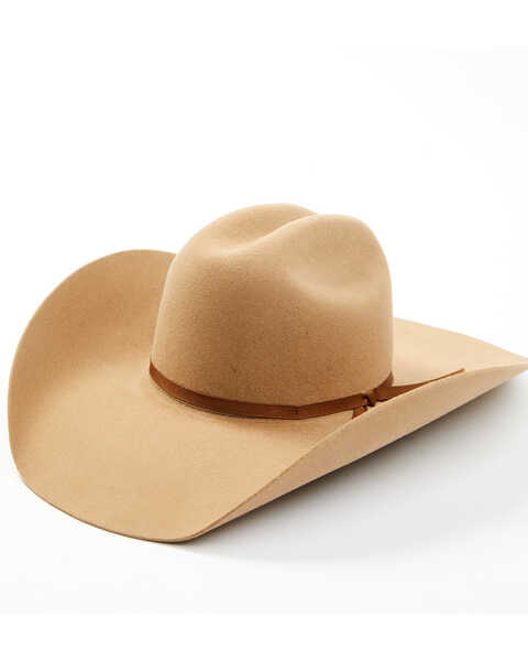 Serratelli 5X Felt Cowboy Hat, Pecan, hi-res