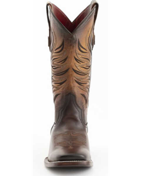 Image #3 - Ferrini Women's Fuego Western Boots - Broad Square Toe, Coffee, hi-res