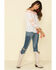 Image #3 - Wrangler Women's Embroidered Tassel Off Shoulder Top, Ivory, hi-res