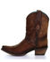 Corral Women's Brown Conchos Western Boots - Snip Toe, Brown, hi-res