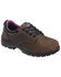 Avenger Women's Waterproof Oxford Work Shoes - Composite Toe, Brown, hi-res