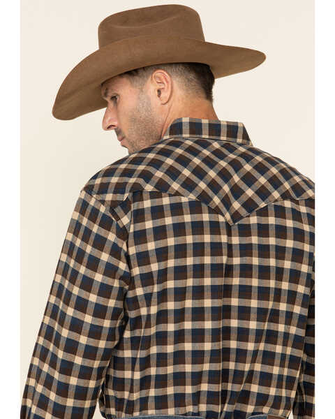 Image #4 - Resistol Men's Multi Bienville Check Plaid Long Sleeve Western Shirt , Multi, hi-res