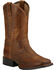 Image #1 - Ariat Boys' Honor Western Boots - Square Toe , Dark Brown, hi-res