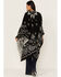 Image #5 - Idyllwind Women's Kyle Bandana Print Blanket Shawl, Black, hi-res