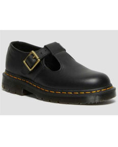 Dr. Martens Women's Polley Work Shoes - Soft Toe, Black, hi-res