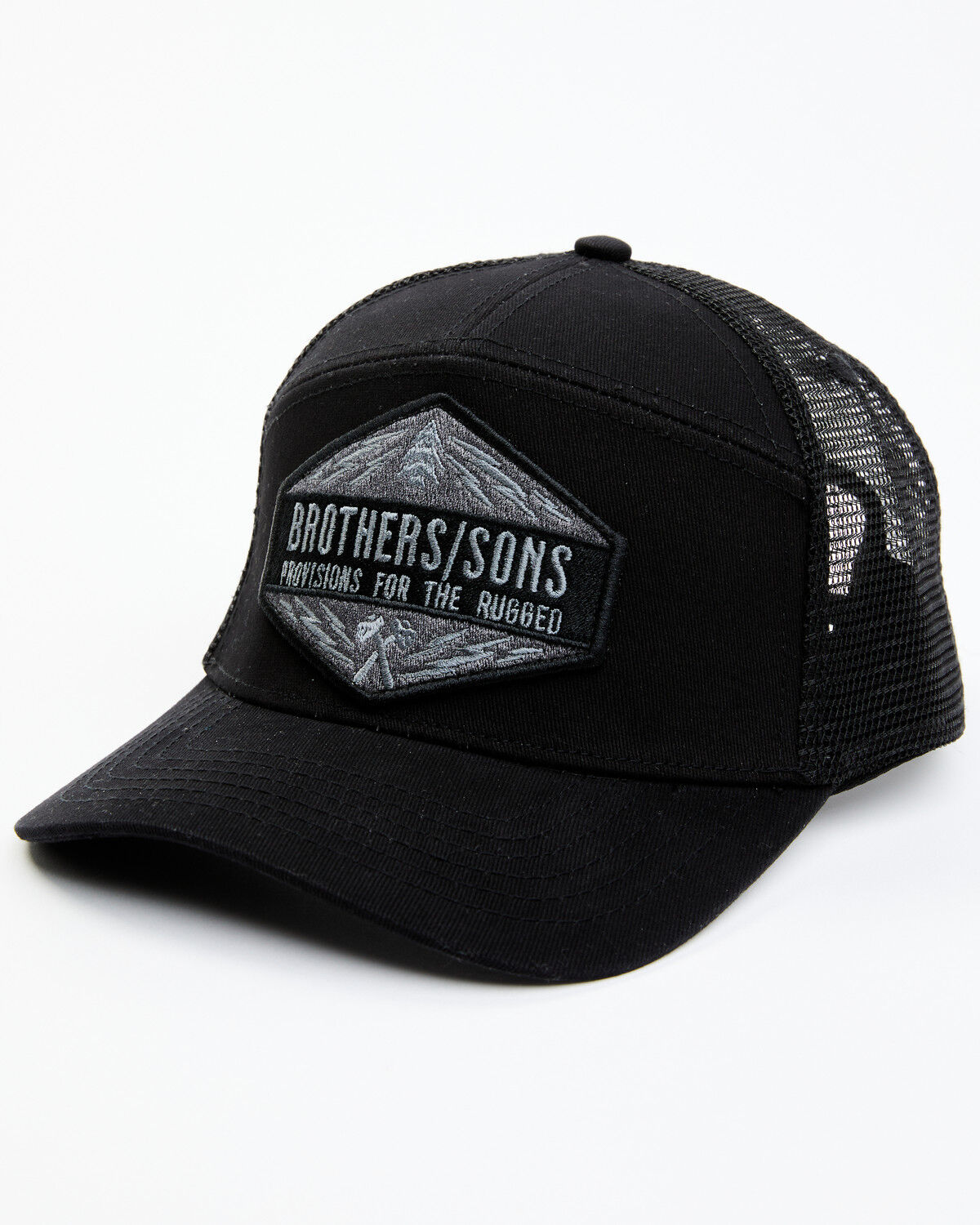 Image #1 - Brothers and Sons Men's Provisions For The Rugged Patch Ball Cap, Black, hi-res