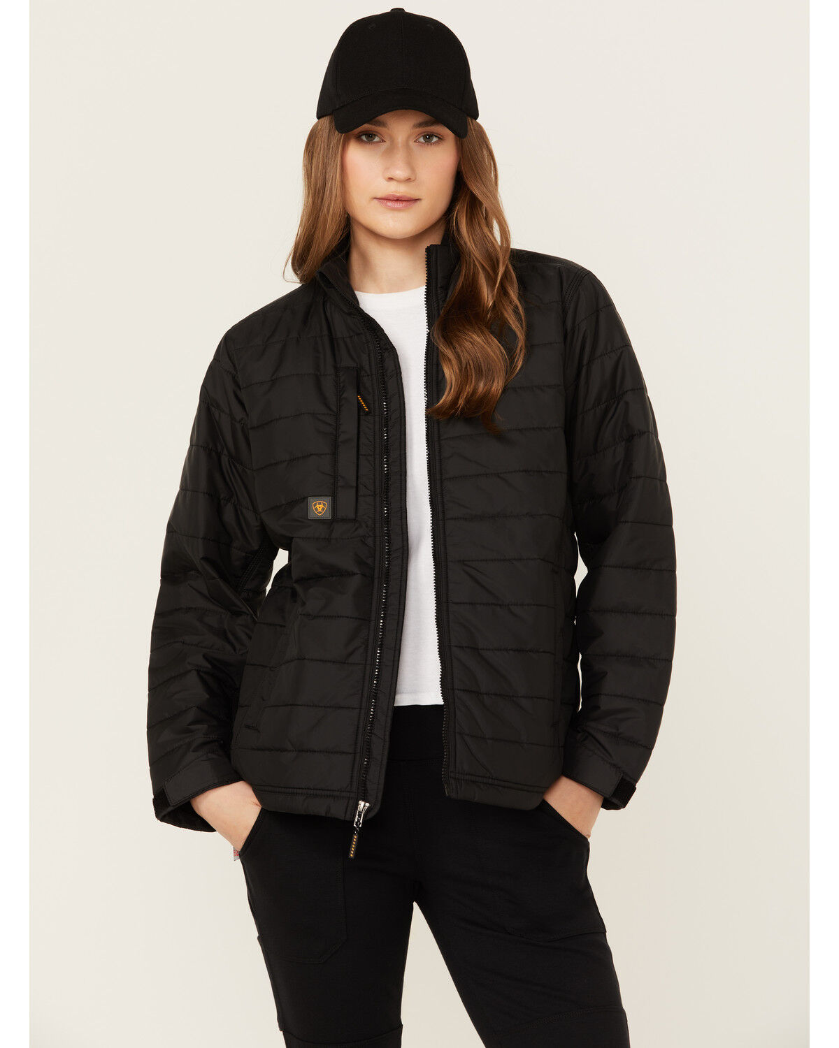 Image #1 - Ariat Women's Rebar Cordura Ripstop Lightweight Insulated Jacket, Black, hi-res