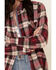 Flag & Anthem Women's Red Elsie Plaid Long Sleeve Button-Down Western Core Shirt , Red, hi-res