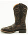 Image #3 - Shyanne Women's Greta Short Western Boots - Broad Square Toe, Brown, hi-res