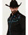 Image #2 - Rodeo Clothing Men's Fancy Smiley Yoke Embroidered Long Sleeve Snap Western Shirt, , hi-res